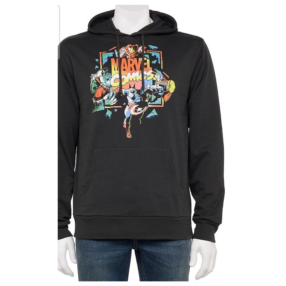 Marvel Avengers Graphic Hoodie, Men's Small